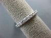 ESTATE .53CT DIAMOND 14KT WHITE GOLD SEMI ETERNITY SHARE PRONG ANNIVERSARY RING