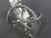 ESTATE EXTRA LARGE .76CT DIAMOND 14KT WHITE GOLD 3D LOVE KNOT INFINITY FUN RING