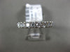 ESTATE 1.40CT DIAMOND 14KT WHITE GOLD 3/4 ETERNITY COMFORT FIT ANNIVERSARY RING