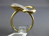 ESTATE .55CT DIAMOND 14K YELLOW GOLD CLASSIC INFINITY WEDDING ANNIVERSARY RING