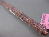 ESTATE WIDE 28.28CT FANCY MULTI COLOR DIAMOND 18K ROSE GOLD MULTI SHAPE BRACELET