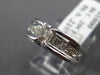 ESTATE .41CT DIAMOND 18KT WHITE GOLD SOLITAIRE TENSION ENGAGEMENT RING #17192