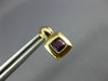 ESTATE .80CT AAA AMETHYST 14KT YELLOW GOLD 3D CLASSIC SQUARE STUD EARRINGS