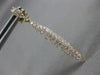 ESTATE LARGE 1.15CT DIAMOND 14K YELLOW GOLD MULTI ROW ELONGATED HANGING EARRINGS