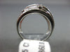 ESTATE LARGE .75CT DIAMOND 14K WHITE GOLD CLASSIC MULTI ROW WAVE ETOILE FUN RING