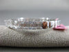 ESTATE LARGE 2.14CT DIAMOND 18KT WHITE GOLD 3D SEMI ETERNITY BANGLE BRACELET