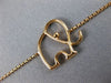 ESTATE .19CT PINK DIAMOND 18KT ROSE GOLD 3D CLASSIC HAPPY ELEPHANT FUN BRACELET