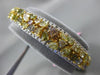 GIA LARGE 26.82CT WHITE & FANCY YELLOW DIAMOND 18K TWO TONE GOLD TENNIS BRACELET