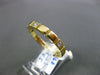 ESTATE .30CT PRINCESS DIAMOND 18KT YELLOW GOLD ETOILE WEDDING ANNIVERSARY RING