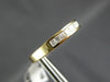 ESTATE .46CT DIAMOND 14KT YELLOW GOLD 3D PRINCESS CUT ANNIVERSARY RING #15774