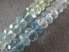 ESTATE 70.91CT DIAMOND & AAA MULTI COLOR AQUAMARINES 18KT WHITE GOLD 3D NECKLACE