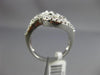 ESTATE .87CT DIAMOND 14K WHITE GOLD 3D CLASSIC INFINITY WEDDING ANNIVERSARY RING