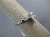 ANTIQUE GIA CERTIFIED .94CT DIAMOND PLATINUM 3D FISHTAIL ENGAGEMENT RING #23268