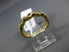 .16CT AAA SAPPHIRE 14KT YELLOW GOLD 3D FILIGREE ZIG ZAG WEDDING ANNIVERSARY RING