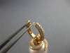 ESTATE LARGE 1.55CT DIAMOND & AAA SOUTH SEA PEARL 18K ROSE GOLD HANGING EARRINGS