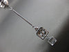ESTATE 2.06CT DIAMOND 18KT WHITE GOLD CLUSTER SQUARE HANGING CHANDELIER EARRINGS