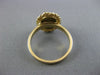 ESTATE 14KT YELLOW GOLD TIGER EYE 3D CLASSIC OVAL ROPE SOLITAIRE FUN RING #26069