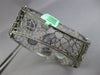 LARGE 15.78CT DIAMOND & AAA SAPPHIRE 18KT BLACK GOLD MULTI SHAPE BANGLE BRACELET