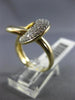 ESTATE .55CT DIAMOND 14K YELLOW GOLD CLASSIC INFINITY WEDDING ANNIVERSARY RING