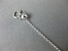 ESTATE .35CT WHITE & BLACK DIAMOND 18KT WHITE GOLD 3D CHAMSA EYE LUCKY BRACELET