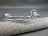 ESTATE .65CT DIAMOND 14KT WHITE GOLD 3D CIRCLE OF LIFE FLEXIBLE BANGLE BRACELET