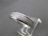 ESTATE PLATINUM MATTE & SHINY HANDCRAFTED CLASSIC WEDDING BAND RING 5mm #21509