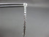 ESTATE 1.65CT DIAMOND 14K WHITE GOLD 3D CLASSIC INSIDE OUT HOOP HANGING EARRINGS