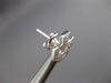 ESTATE .37CT DIAMOND 18KT WHITE GOLD 3D CLASSIC OPEN X LOVE CLIP EARRINGS #17527