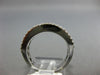 ESTATE 1.16CT DIAMOND 18K WHITE GOLD 4ROW SEMI ETERNITY WEDDING ANNIVERSARY RING