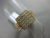 ESTATE .42CT DIAMOND 18KT WHITE YELLOW & ROSE GOLD 3D MULTI BAND PAVE FUN RING