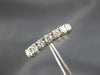 ANTIQUE .55CT DIAMOND 18K WHITE & YELLOW GOLD ANNIVERSARY RING E-F VVS #5488