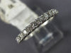 ESTATE .55CT DIAMOND 18KT WHITE GOLD 12 STONE SEMI ETERNITY ANNIVERSARY RING