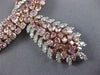 ESTATE EXTRA LARGE 51.11CT WHITE & PINK DIAMOND 18KT WHITE & ROSE GOLD NECKLACE