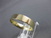 ESTATE 14KT YELLOW GOLD SHINY & SOLID CLASSIC WEDDING BAND RING 5mm #23185