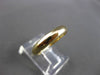 ESTATE 14KT YELLOW GOLD CLASSIC WEDDING ANNIVERSARY RING BAND 4mm WIDE #24168