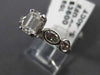 ESTATE 2.24CT EMERALD CUT DIAMOND 18KT WHITE GOLD CLASSIC ENGAGEMENT RING #21171
