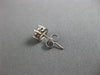 ESTATE .75CT ROUND DIAMOND 14KT WHITE GOLD CLASSIC FLOWER CLUSTER STUD EARRINGS