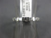 ESTATE 1.22CT DIAMOND 14K WHITE GOLD 3D ETERNITY WEDDING ANNIVERSARY RING #18621