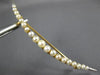 ESTATE AAA SOUTH SEA PEARL 14K YELLOW GOLD 3D CLASSIC GRADUATING MOON BROOCH PIN