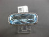 ESTATE LARGE 10.76CT DIAMOND & AAA BLUE TOPAZ 14KT WHITE GOLD 3D HALO FUN RING