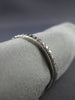 ESTATE .19CT DIAMOND 18KT WHITE GOLD 3D CLASSIC SEMI ETERNITY ANNIVERSARY RING