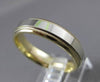 ESTATE 14KT YELLOW GOLD CLASSIC MILGRAIN HANDCRAFTED WEDDING BAND RING 5mm 23190