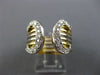 ESTATE CARTIER LARGE .50CT DIAMOND 18KT TWO TONE GOLD 3D MULIT ROW TENSION RING