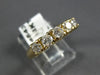 ESTATE .80CT DIAMOND 14KT YELLOW GOLD 3D 5 STONE PRONG ANNIVERSARY RING #5430