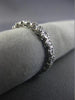 ESTATE .47CT DIAMOND 14KT WHITE GOLD FILIGREE ETERNITY ANNIVERSARY RING #25988