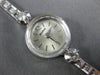 ESTATE BENRUS .75CT OLD MINE DIAMOND 14K WHITE GOLD 3D ROUND TENNIS WATCH #26622