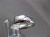 ESTATE 14KT WHITE GOLD SHINY MILGRAIN COMFORT FIT WEDDING BAND RING 5.5mm #23397