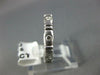 .24CT DIAMOND 14KT WHITE GOLD 3D ETERNITY ETOILE WEDDING ANNIVERSARY RING #2043