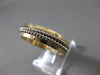 ESTATE 14KT WHITE & YELLOW GOLD HANDCRAFTED ROPE WEDDING BAND RING 6mm #23194