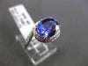 ESTATE WIDE 2.52CT DIAMOND & TANZANITE 18KT WHITE GOLD INFINITY ENGAGEMENT RING